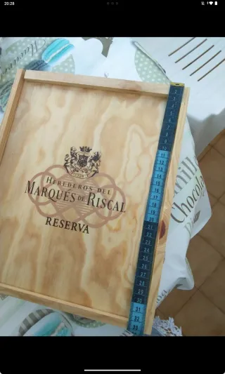 Caja de madera Marqués de Riscal