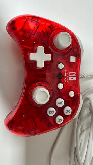 Mando Nintendo Switch Rojo Cableado