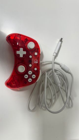 Mando Nintendo Switch Rojo Cableado