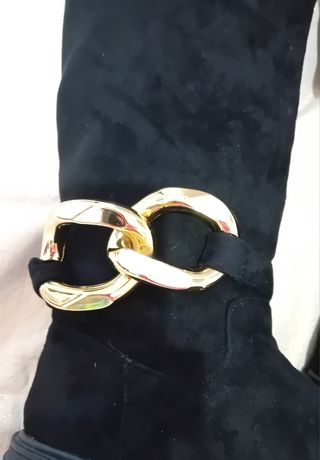 Stivali Shelovet n.36 neri scamosciati