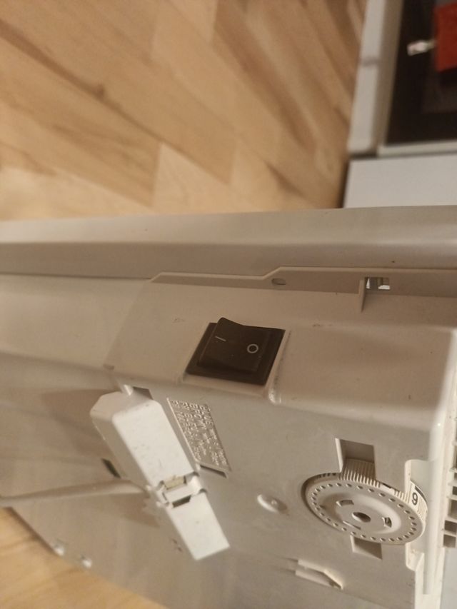 Calefactor de pared beige/blanco