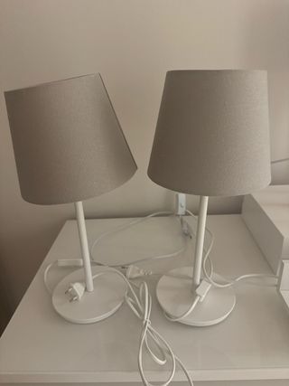 2 Lamparillas de noche Ikea