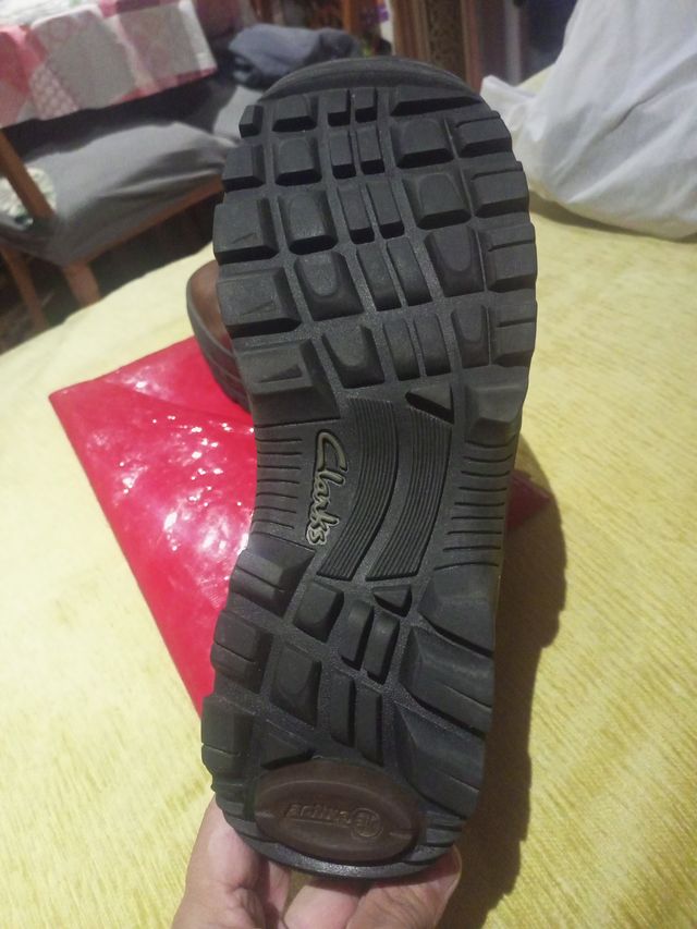 Botas Clarks Talla 45 Marrón/Verde