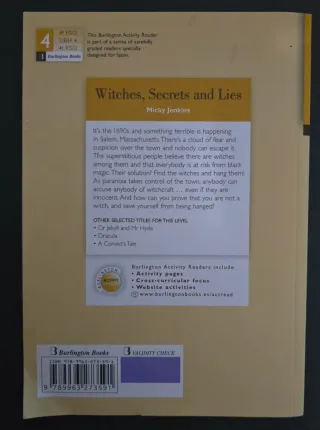 WITCHES, SECRETS AND LIES. Micky Jenkins (4º ESO)
