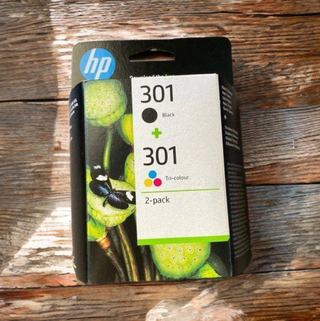 Pack 2 Cartuchos HP 301 Negro y Tricolor