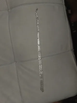 Cadena de plata Figaro