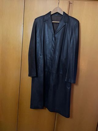 Gabardina Nappa Marrón Chocolate T44