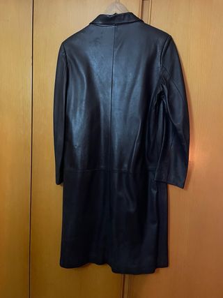Gabardina Nappa Marrón Chocolate T44
