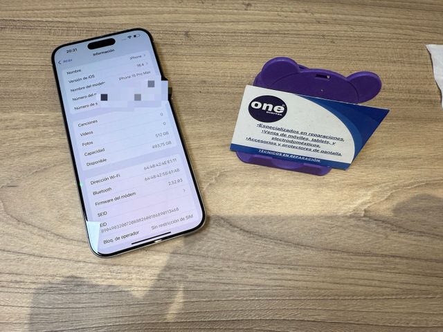 iPhone 15 Pro Max 512GB Plata Batería 89%