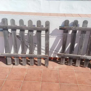 Vaya con puerta madera jardín 4'27 x 100 cm