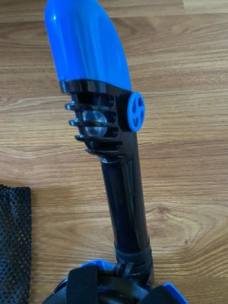 Máscara de Snorkel Completa Negra y Azul