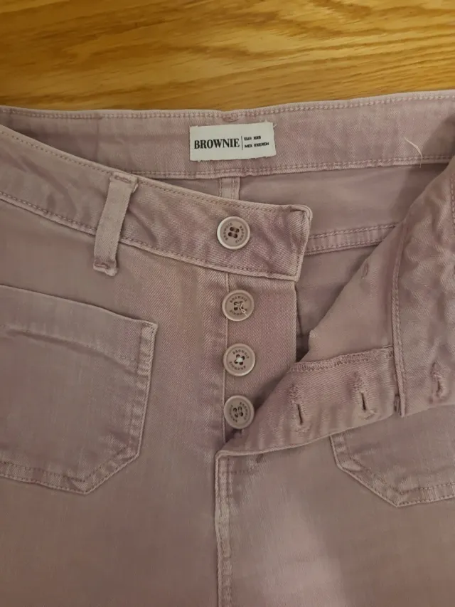 Vaqueros Brownie Rosa Talla 32