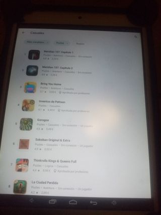 Tablet antigua económica funcional hoy en dia