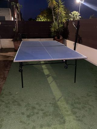 Mesa de ping pong plegable