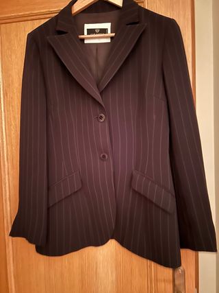 Blazer rayas diplomáticas marrón