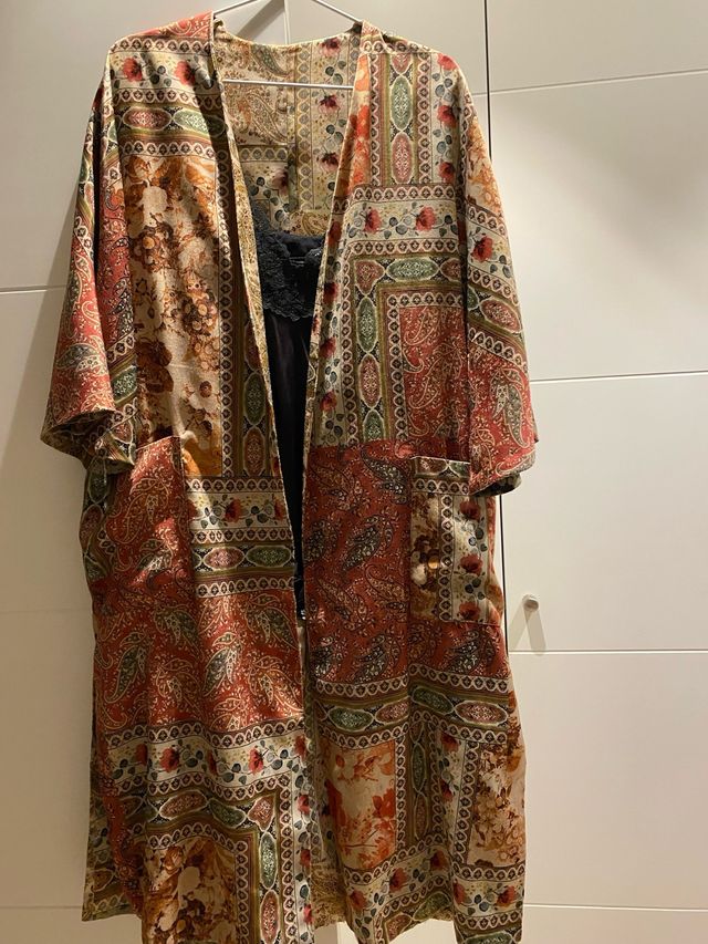 Kimono estampado talla única