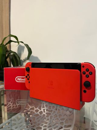 Nintendo Switch OLED Edición Mario Roja