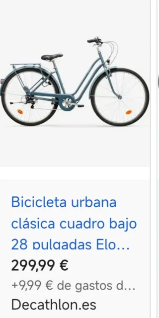 Bicicleta de paseo para adulto