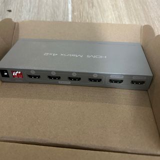 vedindust Conmutador Matriz HDMI 4X2 4K60Hz Switch