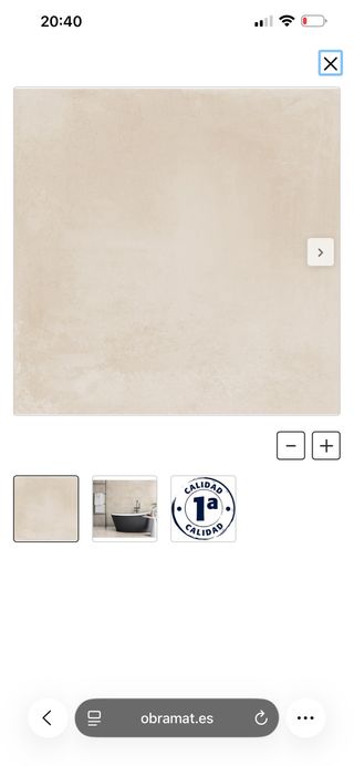 Suelo porcelánico 1ª Calidad