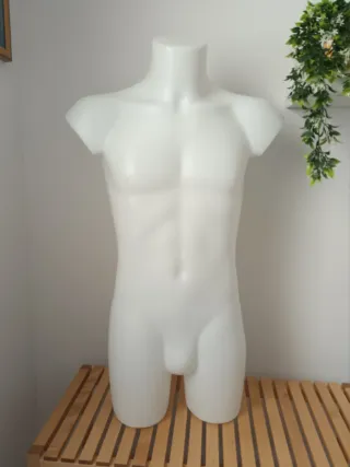 Maniquí Torso Hombre Blanco