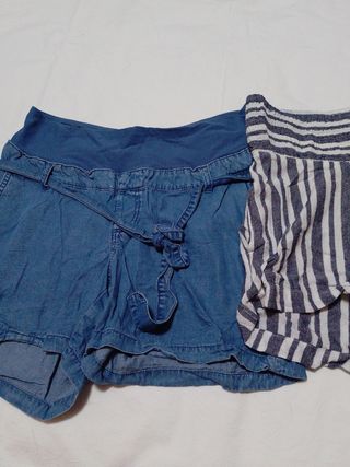 Pantalones premamá cinco largos y tres cortos
