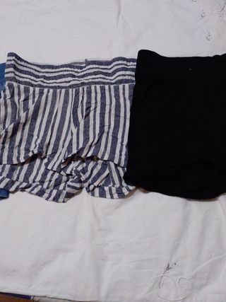 Pantalones premamá cinco largos y tres cortos