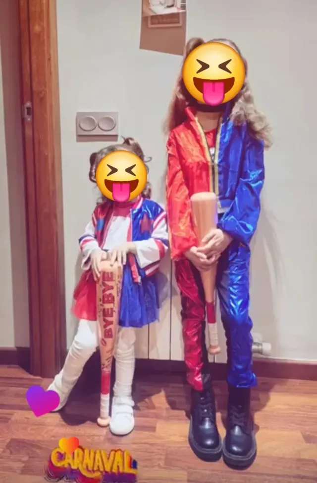 Disfraz Harley Quinn niña talla 1-2 años