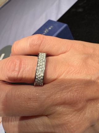 Anillo Swarovski Cristales Talla 52
