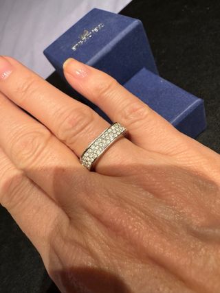 Anillo Swarovski Cristales Talla 52