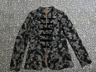 Americana camuflaje de antelina