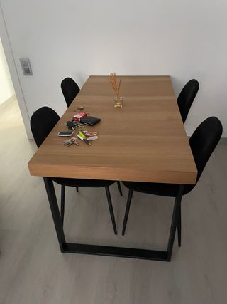 Mesa IKEA TARSELE Madera y Metal