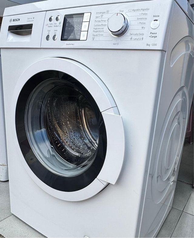 LAVADORA BOSCH LAVADO 8kg 1200RPM BLANCO