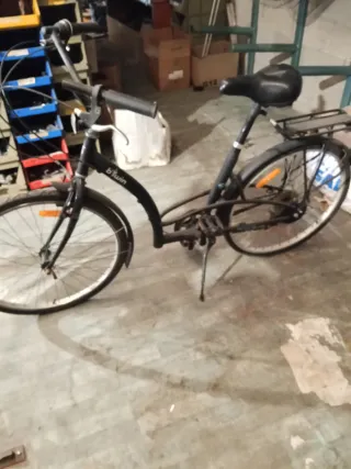 Bicicleta Paseo B-Twin Negra