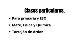 Clases particulares 