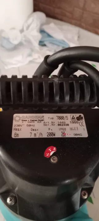 Bomba de agua Gardena 7000 S