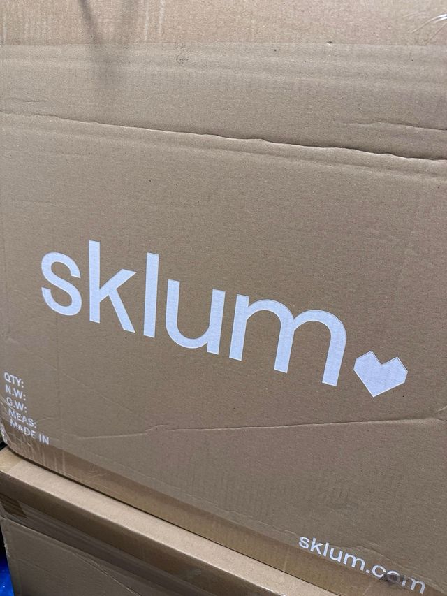 Confezione da 2 sedie Sklum in rattan sintetico beige/nero