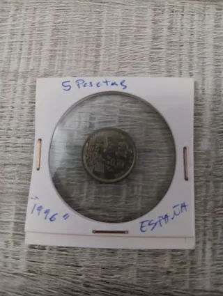Moneda 5 Pesetas España 1996