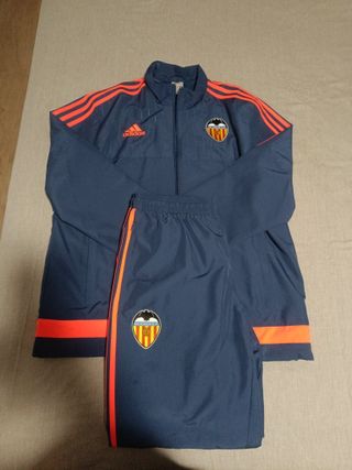 Chándal Valencia Adidas Azul/Naranja