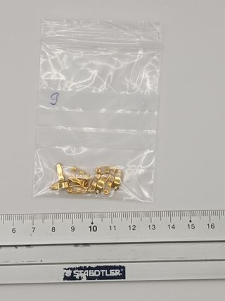 Lote 10 cierres para pulseras y collares