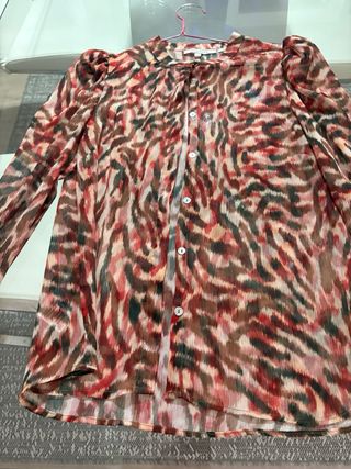 Blusa Scalpers Estampada Multicolor Talla S
