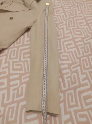 Chaqueta cruzada de hombre beige. Talla M. Harry's