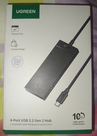 UGREEN Hub USB 3.2 Gen 2 4 Puertos