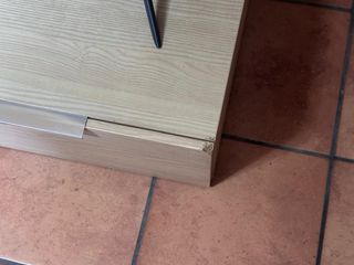 Muebles Modulares Ikea Madera Rojo desmontado