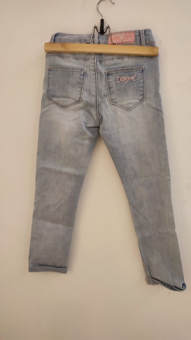 Pantalón tejano Desigual niña 7-8 años