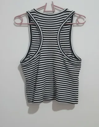 Camiseta sin mangas rayas Primark Talla S