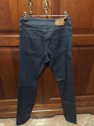 Calças de ganga azuis marca Porches