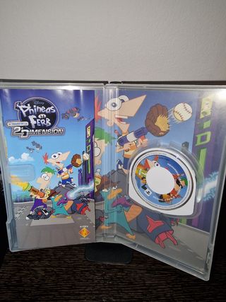 Juego PSP Phineas y Ferb: 2ª Dimensión