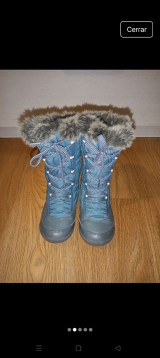 Botas nieve niña 31