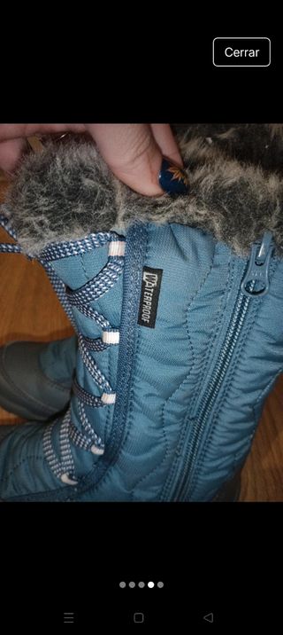 Botas nieve niña 31